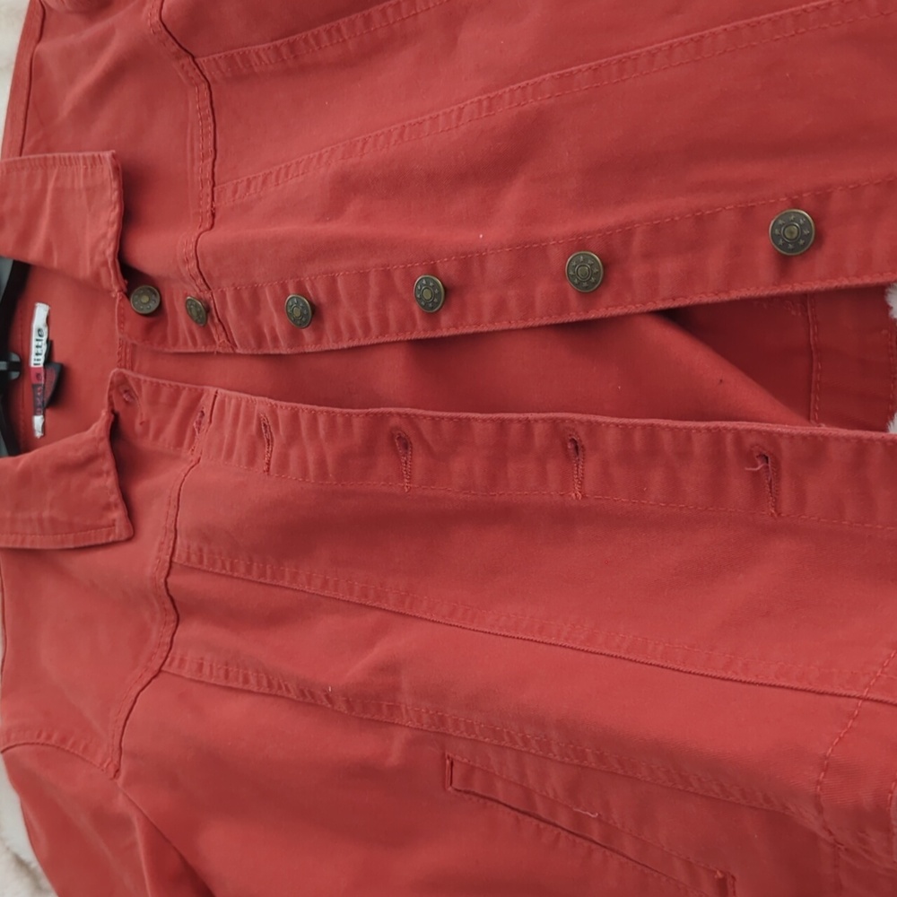 M crop jacket dark orangey color